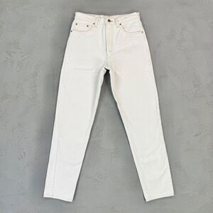 Vintage 1995 Levi's 550 Off-White Denim Jeans MADE IN USA Fit 32 x 33